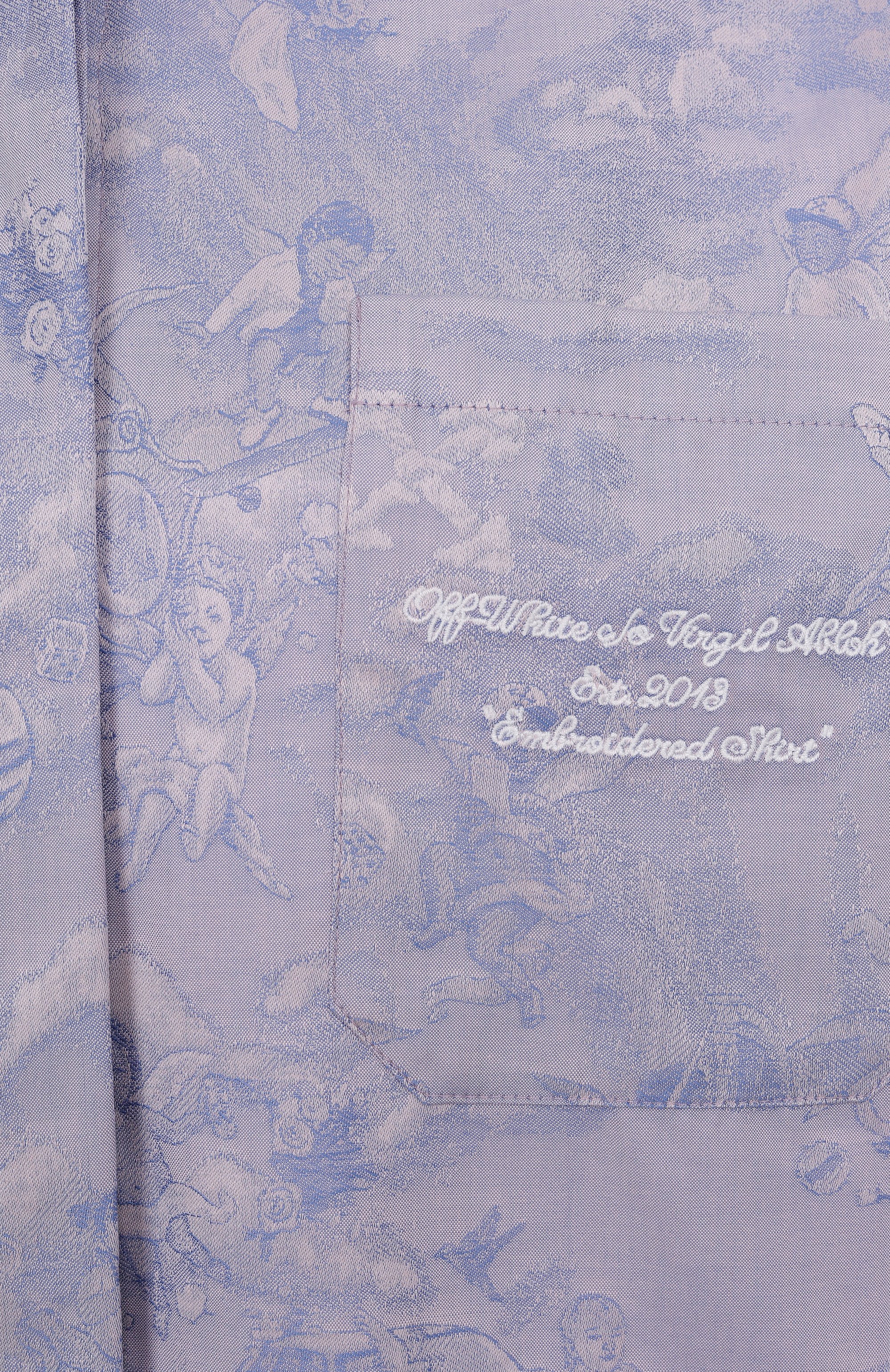 Хлопковая рубашка OFF-WHITE, арт. 0WGG006S25FAB0014201, фото 6