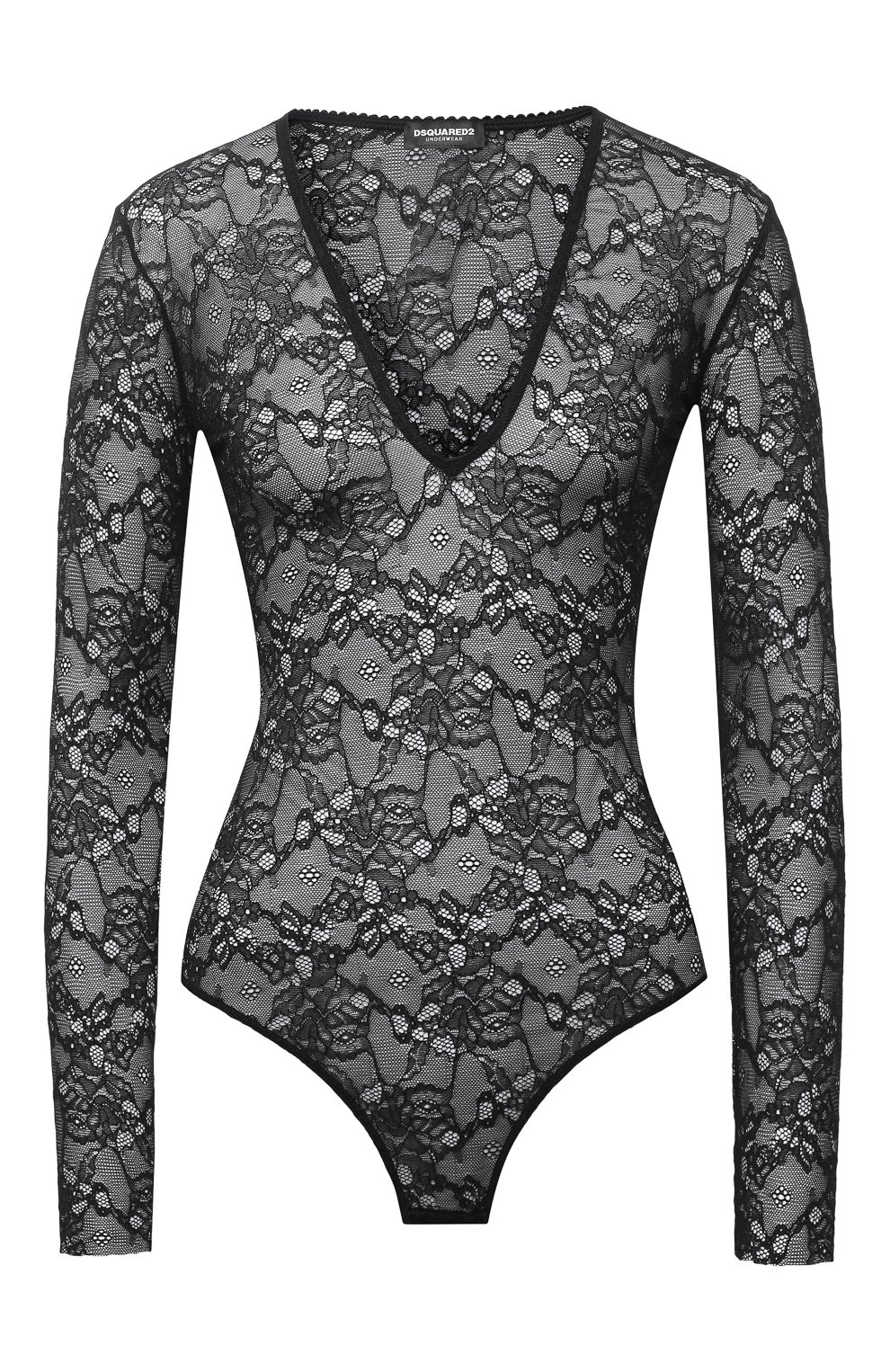 Боди DSQUARED2 черного цвета по цене 15600 руб., арт. D8F013150, фото 1 Боди DSQUARED2, арт. D8F013150, фото 1