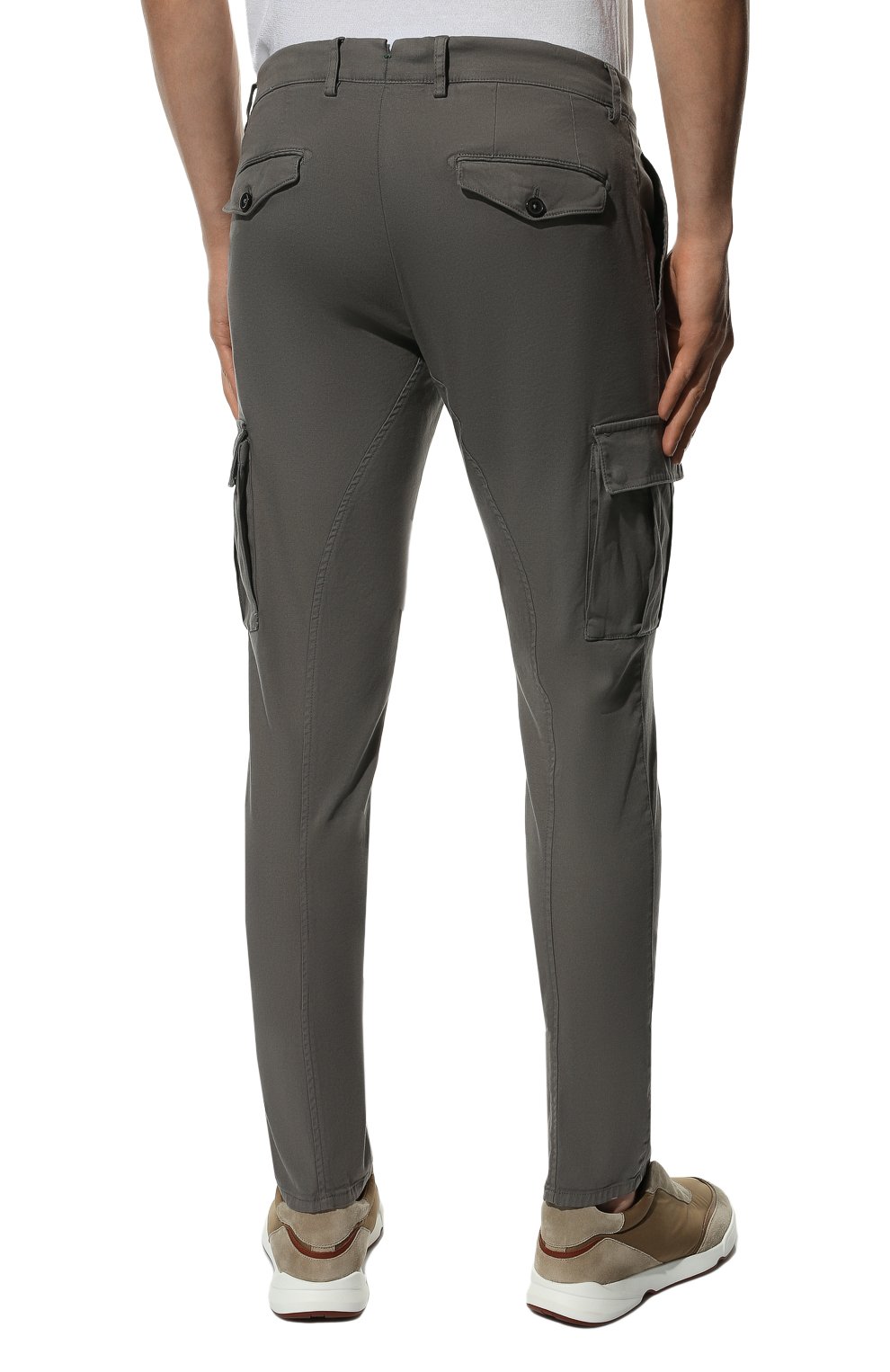 Брюки-карго BERWICH темно-серого цвета по цене 28550 руб., арт. SC CARG0/0L0628X, фото 4 Брюки-карго BERWICH, арт. SC CARG0/0L0628X, фото 4