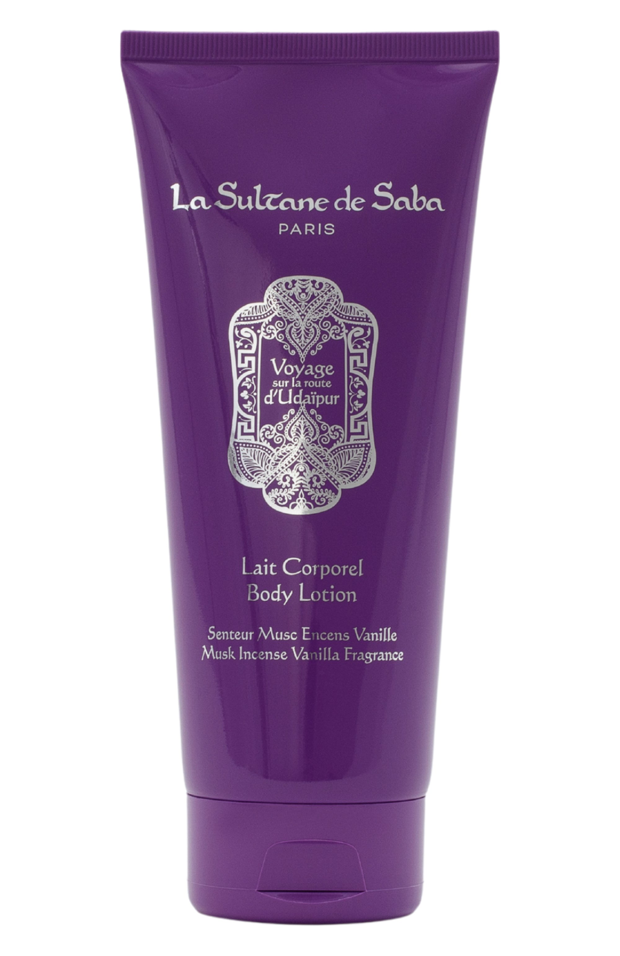 Лосьон для тела "мускус, ладан, ваниль" (200ml) LA SULTANE DE SABA бесцветного цвета по цене 9000 руб., арт. 3700448604323, фото 1 Лосьон для тела "мускус, ладан, ваниль" (200ml) LA SULTANE DE SABA, арт. 3700448604323, фото 1