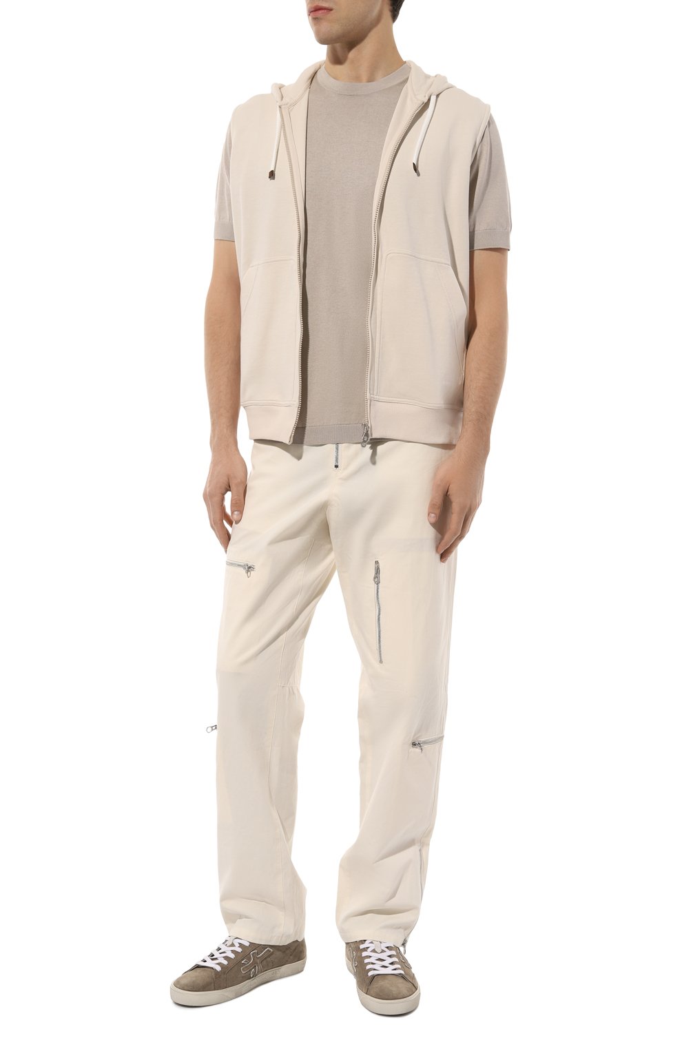 Хлопковый жилет BRUNELLO CUCINELLI, арт. M0T359079G, фото 2