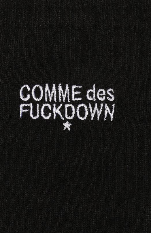 Хлопковые носки Comme des Fuckdown CFACX00201 Чёрный  CFACX00201 Фото 2