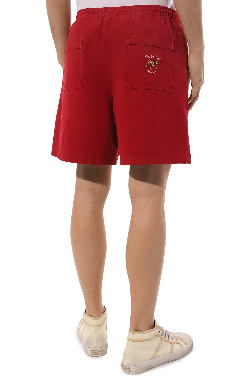 Хлопковые шорты GUCCI, арт. 659825 ZAGP4, фото 4