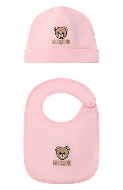 Комплект из шапки и нагрудника MOSCHINO, арт. MRY03E/LAA23