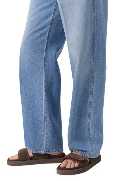 Замшевые шлепанцы double band INUIKII, арт. 50102-510, фото 3