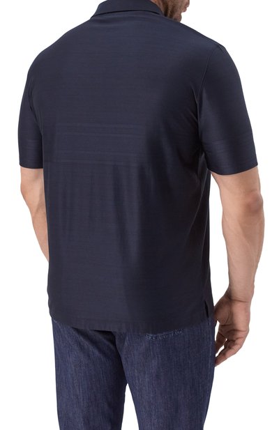 Хлопковое поло CANALI, арт. T0238B/MJ02242, фото 4