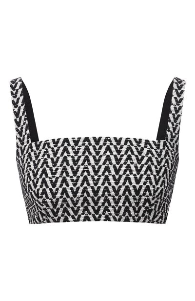 Хлопковый топ VALENTINO, арт. WB3AE6256FG, фото 1