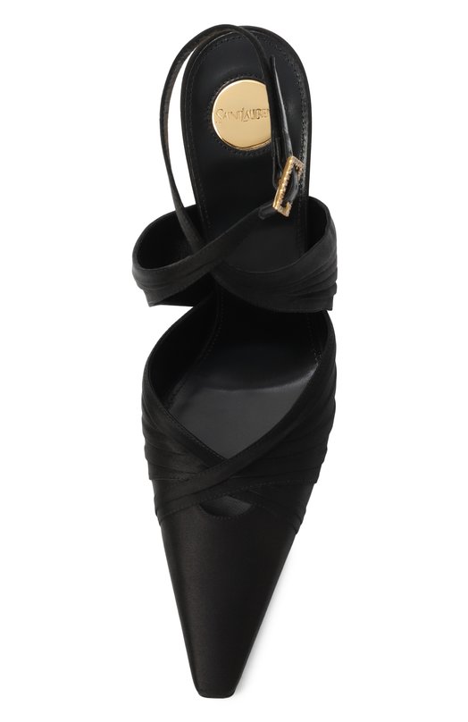 Текстильные туфли Doville Calypso 110 Saint Laurent 820607/9QNA0 Чёрный  820607/9QNA0 Фото 6