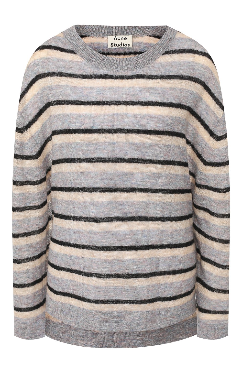 Пуловер ACNE STUDIOS серого цвета по цене 24600 руб., арт. A60046, фото 1 Пуловер ACNE STUDIOS, арт. A60046, фото 1