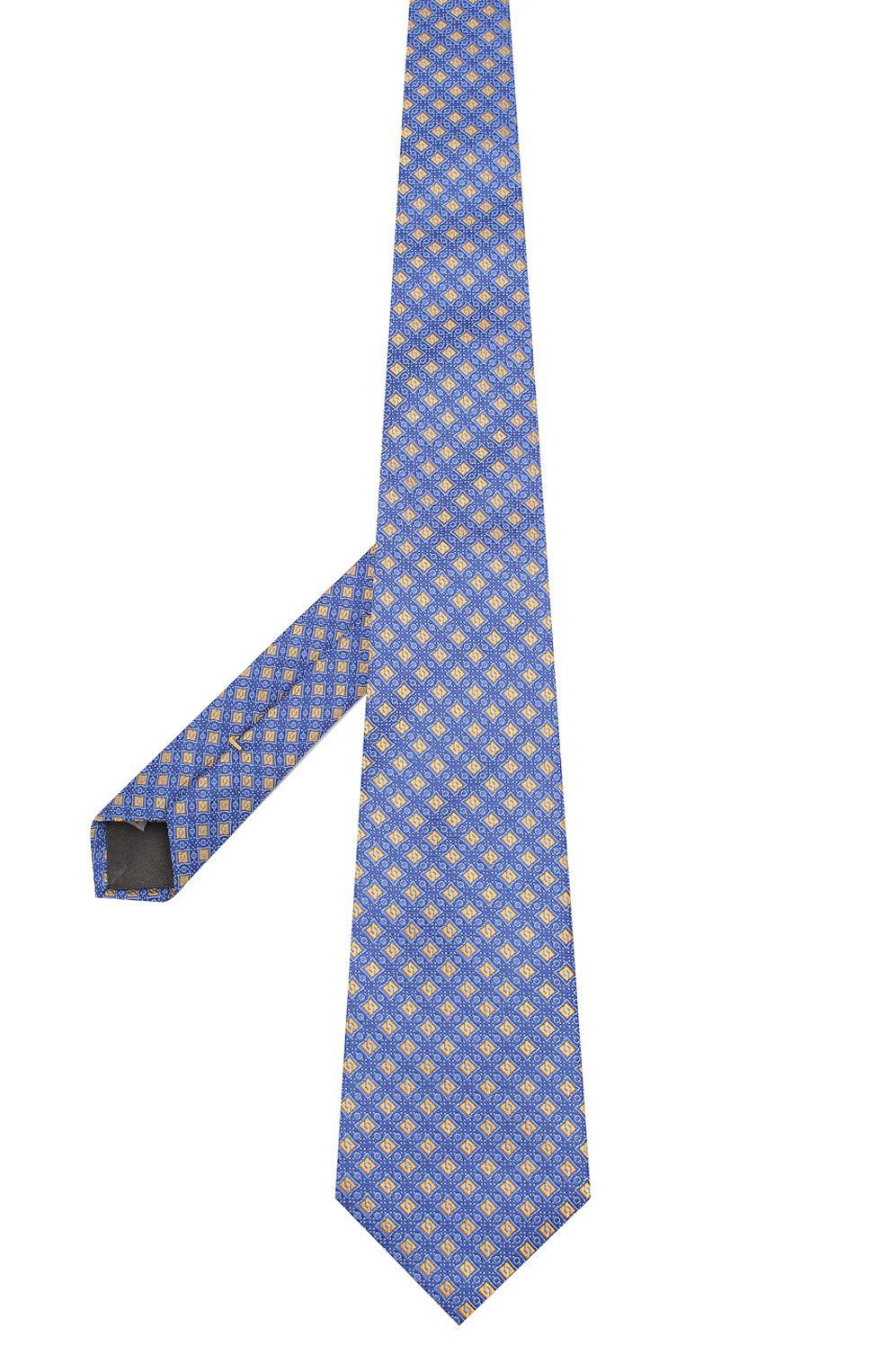 Шелковый галстук CANALI синего цвета по цене 11500 руб., арт. 18/HJ02625, фото 2 Шелковый галстук CANALI, арт. 18/HJ02625, фото 2