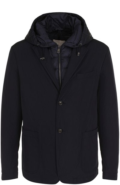 Куртка на пуговицах с пуховой подстежкой MONCLER, арт. C2-091-30703-00-57540, фото 1