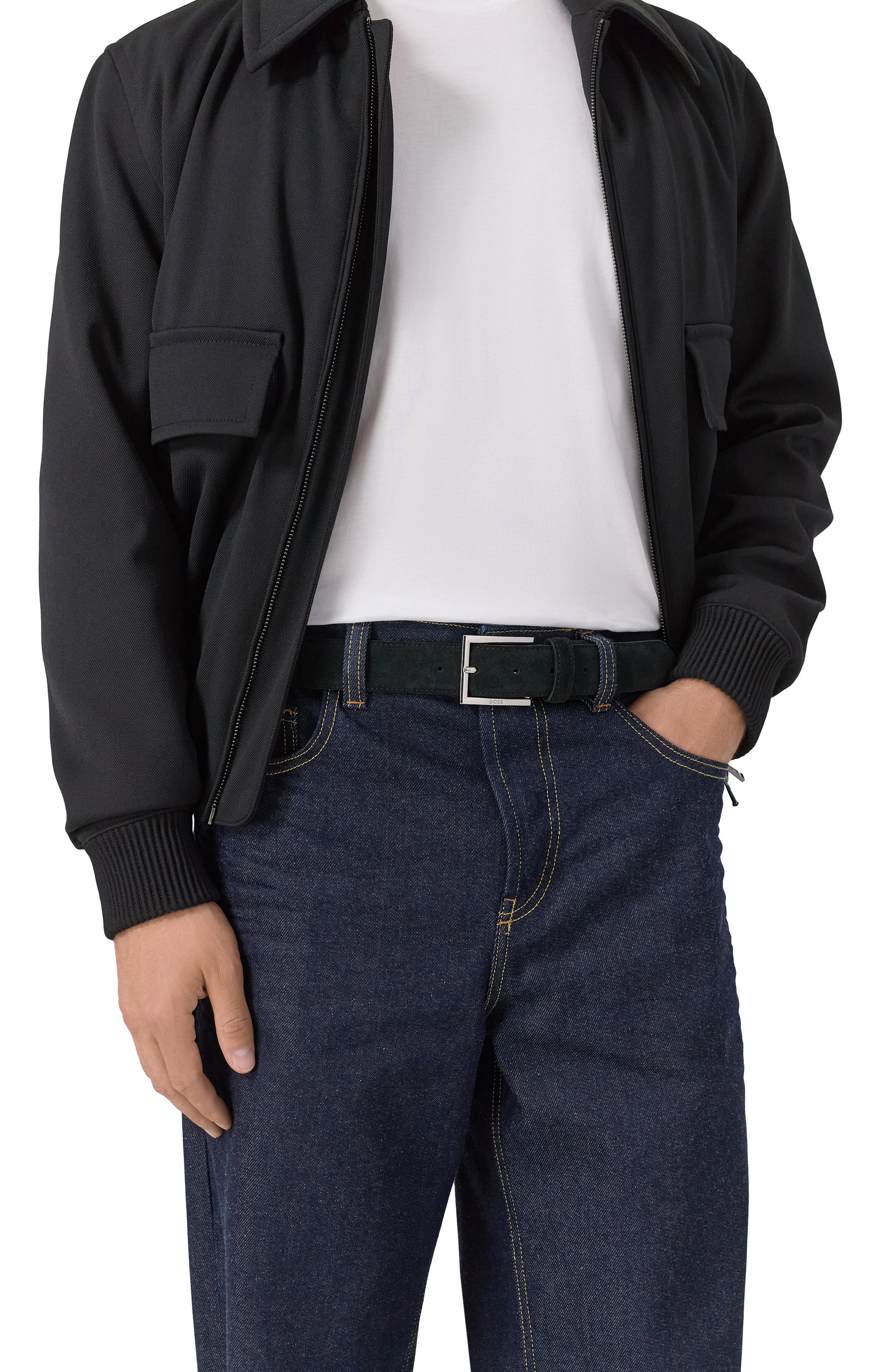 Замшевый ремень BOSS, арт. 50537167, фото 2