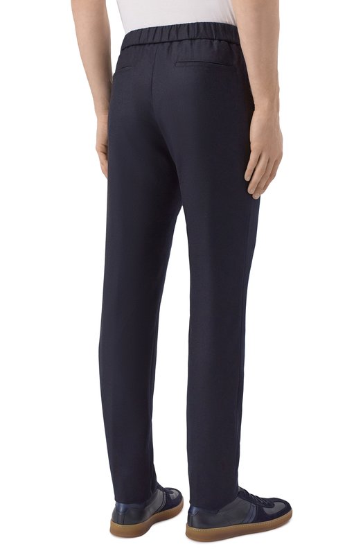 Брюки из шерсти и кашемира Loro Piana FAL3060 Синий  FAL3060 Фото 4