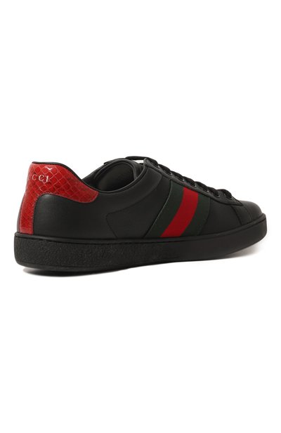 Кожаные кеды ace GUCCI, арт. 386750 A38D0, фото 3