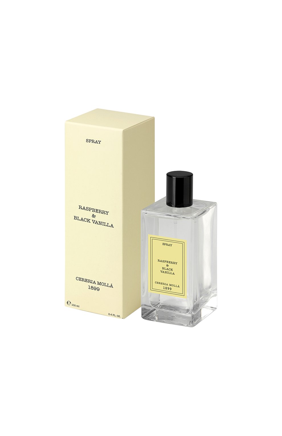 Спрей для дома raspberry & black vanilla (100ml) CERERIA MOLLA 1899 бесцветного цвета по цене 4500 руб., арт. 8424405012130, фото 1 Спрей для дома raspberry & black vanilla (100ml) CERERIA MOLLA 1899, арт. 8424405012130, фото 1