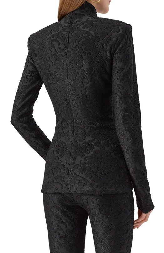 Топ из вискозы Balmain FF1AR962/JK65 Чёрный  FF1AR962/JK65 Фото 4