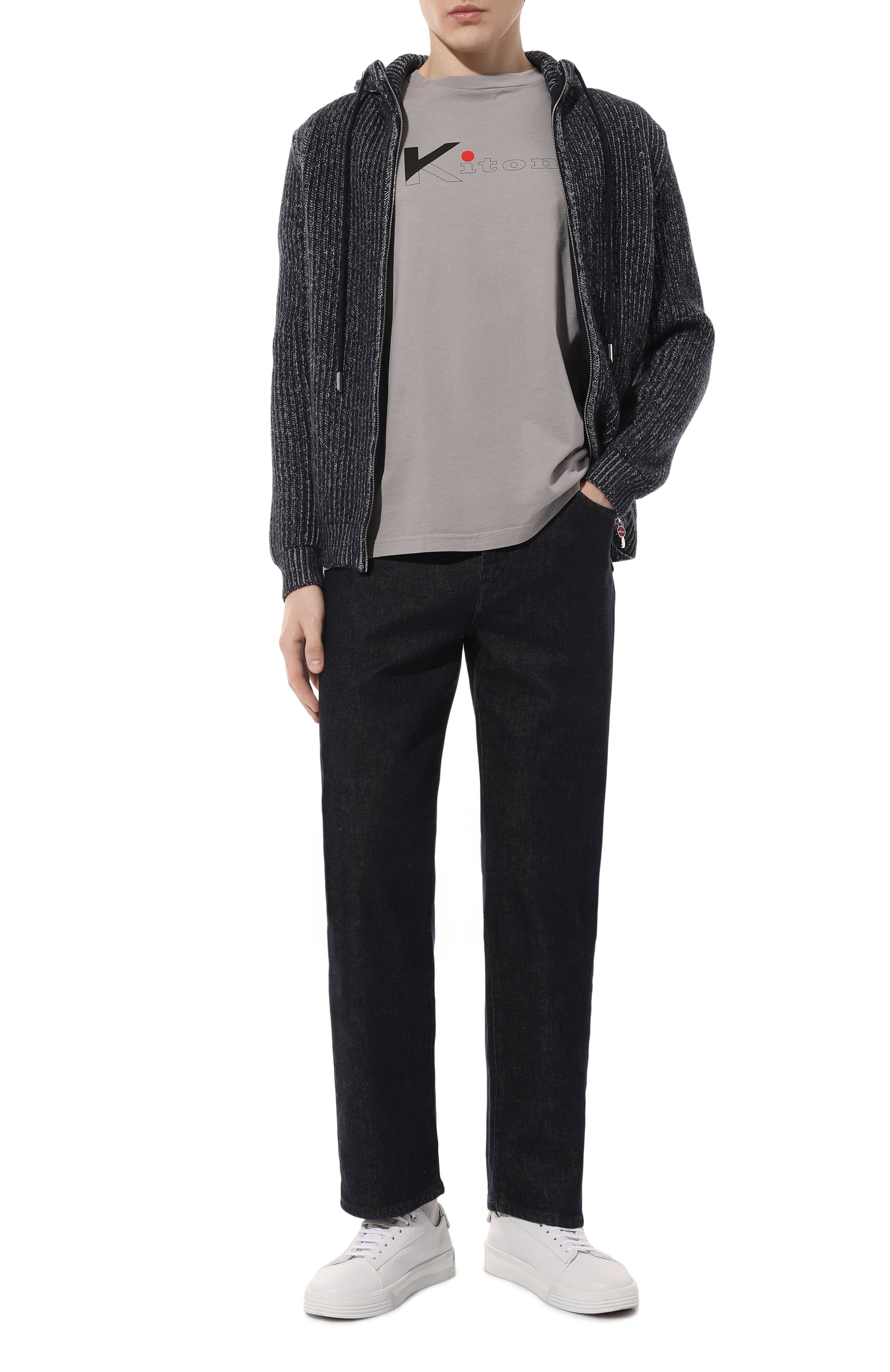 Кашемировый кардиган KITON, арт. UMK1476V187, фото 2