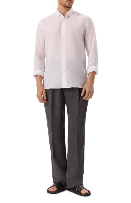 Мужские кожаные шлепанцы DOLCE & GABBANA, арт. A80525/A9Q67
