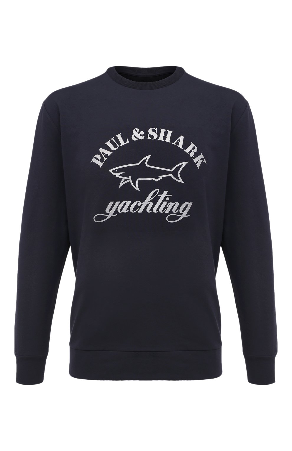 Хлопковый свитшот PAUL&SHARK темно-синего цвета по цене 26450 руб., арт. 11311816, фото 1 Хлопковый свитшот PAUL&SHARK, арт. 11311816, фото 1