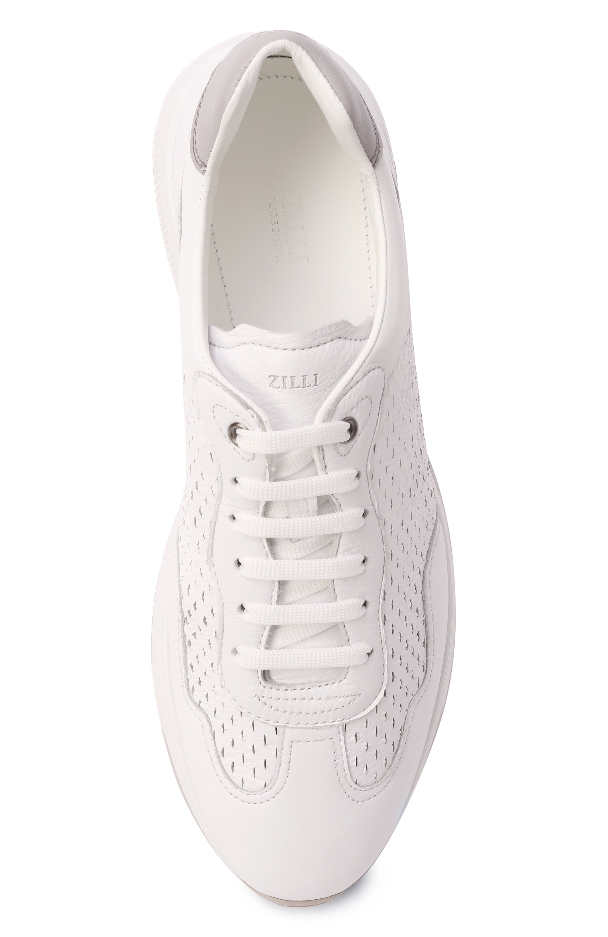 Кожаные кроссовки ZILLI, арт. H0200AM1961VZEV06, фото 7
