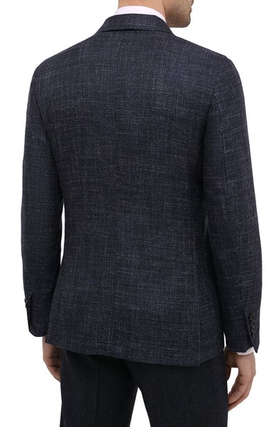 Пиджак из шерсти и шелка ZEGNA, арт. UWC30/SQR, фото 4