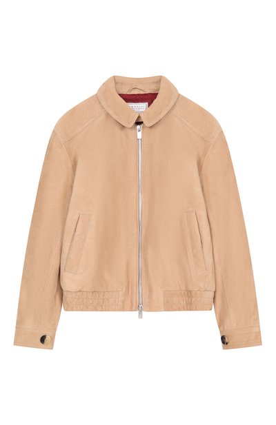 Замшевый бомбер BRUNELLO CUCINELLI, арт. BPCFNY141B