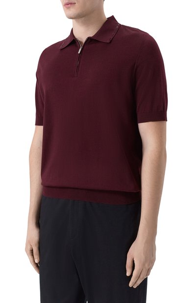 Поло из хлопка и шелка ZILLI, арт. KZP002M0144VRIS00, фото 3