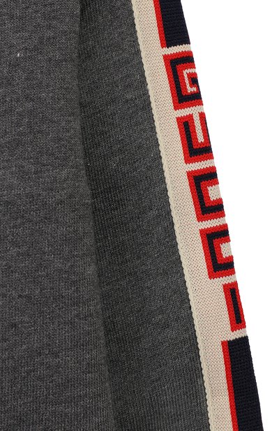 Хлопковая толстовка с капюшоном GUCCI, арт. 533045/X9L52, фото 3