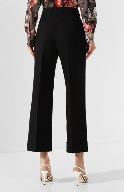 Брюки из смеси хлопка и шерсти DRIES VAN NOTEN черного цвета по цене 46350 руб., арт. 201-30952-9293, фото 4 Брюки из смеси хлопка и шерсти DRIES VAN NOTEN, арт. 201-30952-9293, фото 4