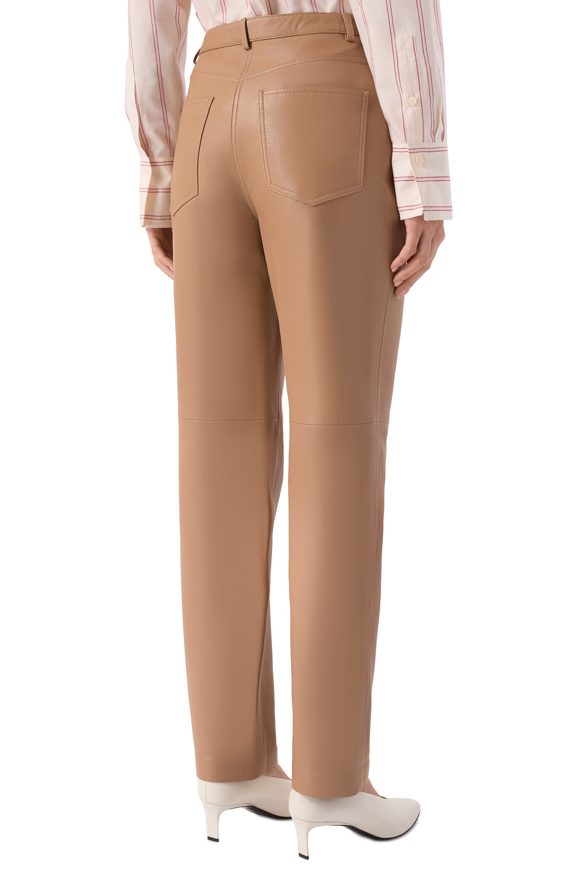 Кожаные брюки 12 STOREEZ, арт. 138596, фото 4