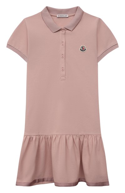 Хлопковое платье MONCLER, арт. G1-954-8I700-10-8496F/8-10A, фото 1