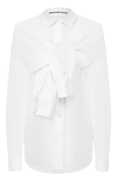 Женская хлопковая рубашка ALEXANDER WANG, арт. 1WC1201317