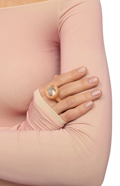 Кольцо LILI ARCHIVE бежевого цвета по цене 17380 руб., арт. RMPRB1, фото 2 Кольцо LILI ARCHIVE, арт. RMPRB1, фото 2