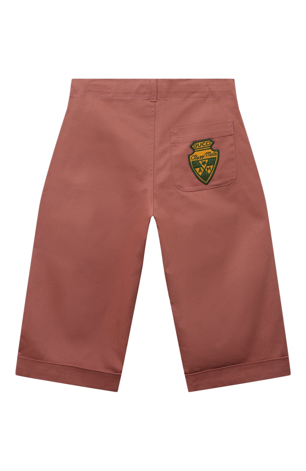 Хлопковые брюки GUCCI розового цвета по цене 34200 руб., арт. 600264 XWAG7, фото 2 Хлопковые брюки GUCCI, арт. 600264 XWAG7, фото 2