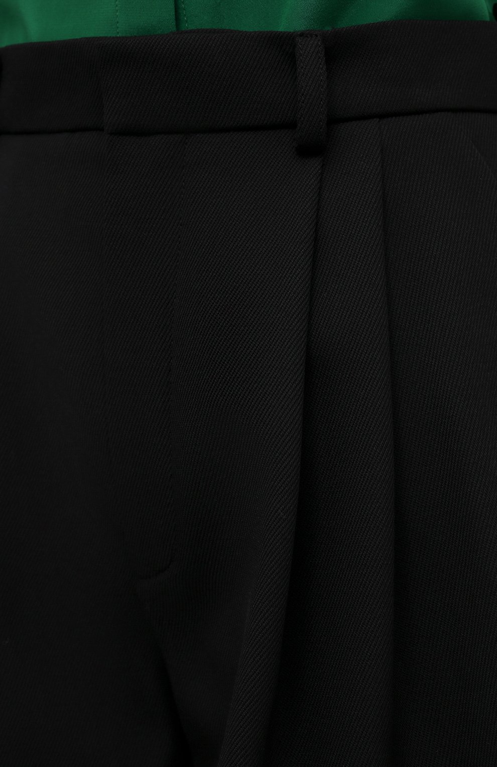 Шерстяные шорты SAINT LAURENT черного цвета по цене 79100 руб., арт. 663805/Y7C25, фото 5 Шерстяные шорты SAINT LAURENT, арт. 663805/Y7C25, фото 5