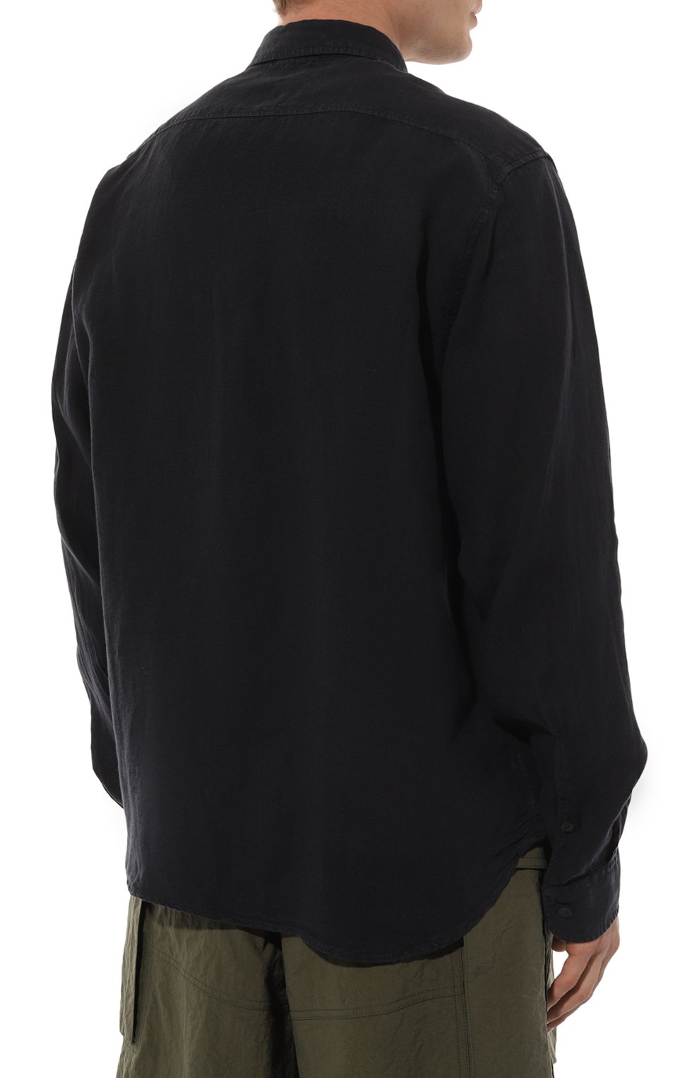 Льняная рубашка C.P. COMPANY, арт. 16CMSH301A005415G, фото 4