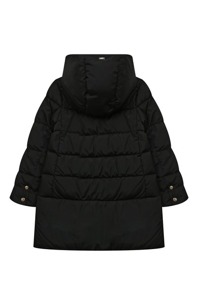 Пуховое пальто HERNO черного цвета по цене 62550 руб., арт. PI000138G/20045/4A-8A, фото 2 Пуховое пальто HERNO, арт. PI000138G/20045/4A-8A, фото 2