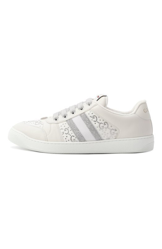 Комбинированные кеды Screener Gucci 732193/FADQ7 Белый  732193/FADQ7 Фото 4
