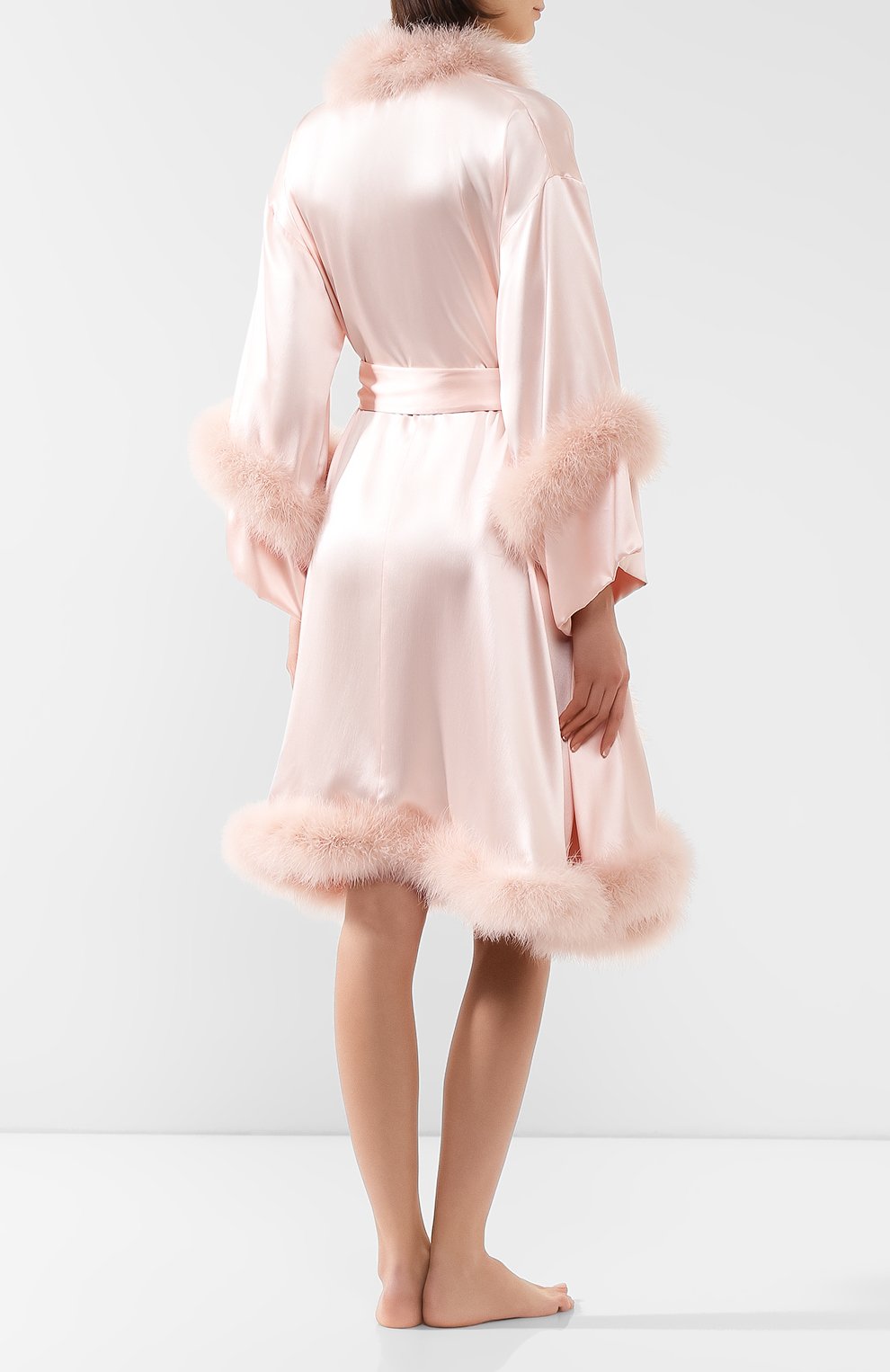 Шелковый халат DOLCE & GABBANA, арт. F0Y82Z/FU1NU, фото 4