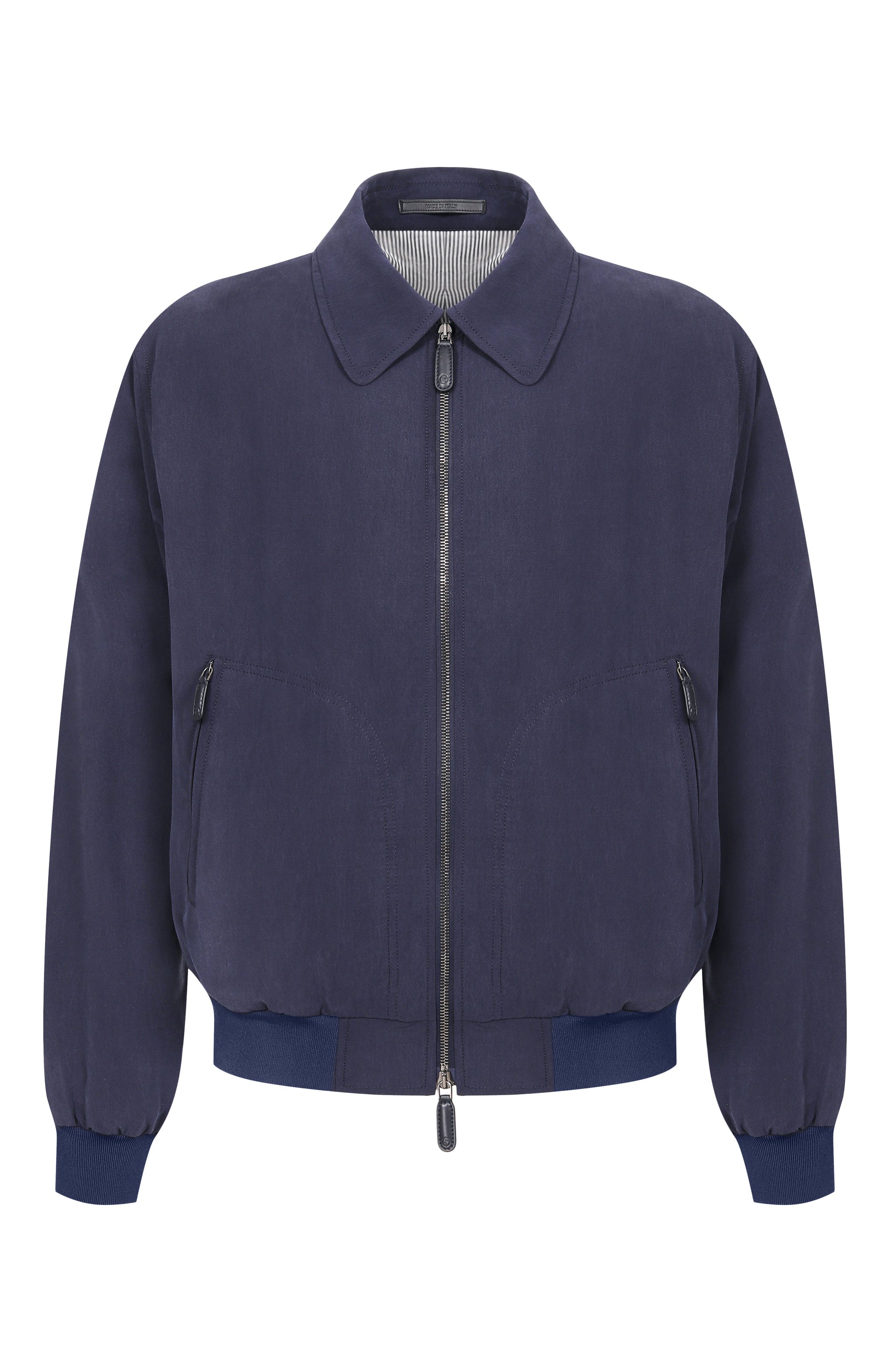 Бомбер из шелка и льна GIORGIO ARMANI, арт. GM003361/TE20664, фото 1