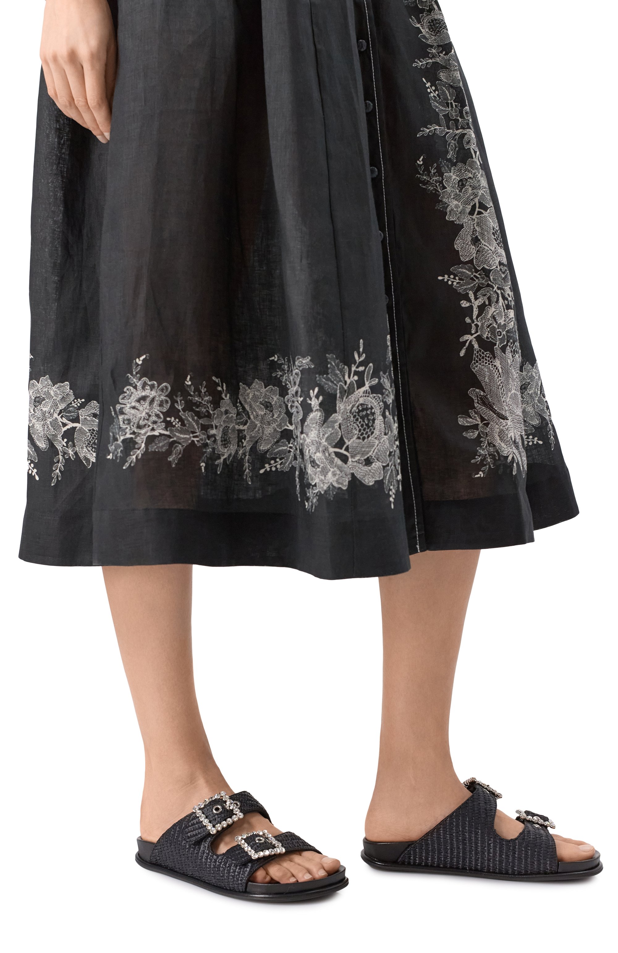 Текстильные шлепанцы poolside LE SILLA, арт. 3770B040MTPPMA0/001, фото 3