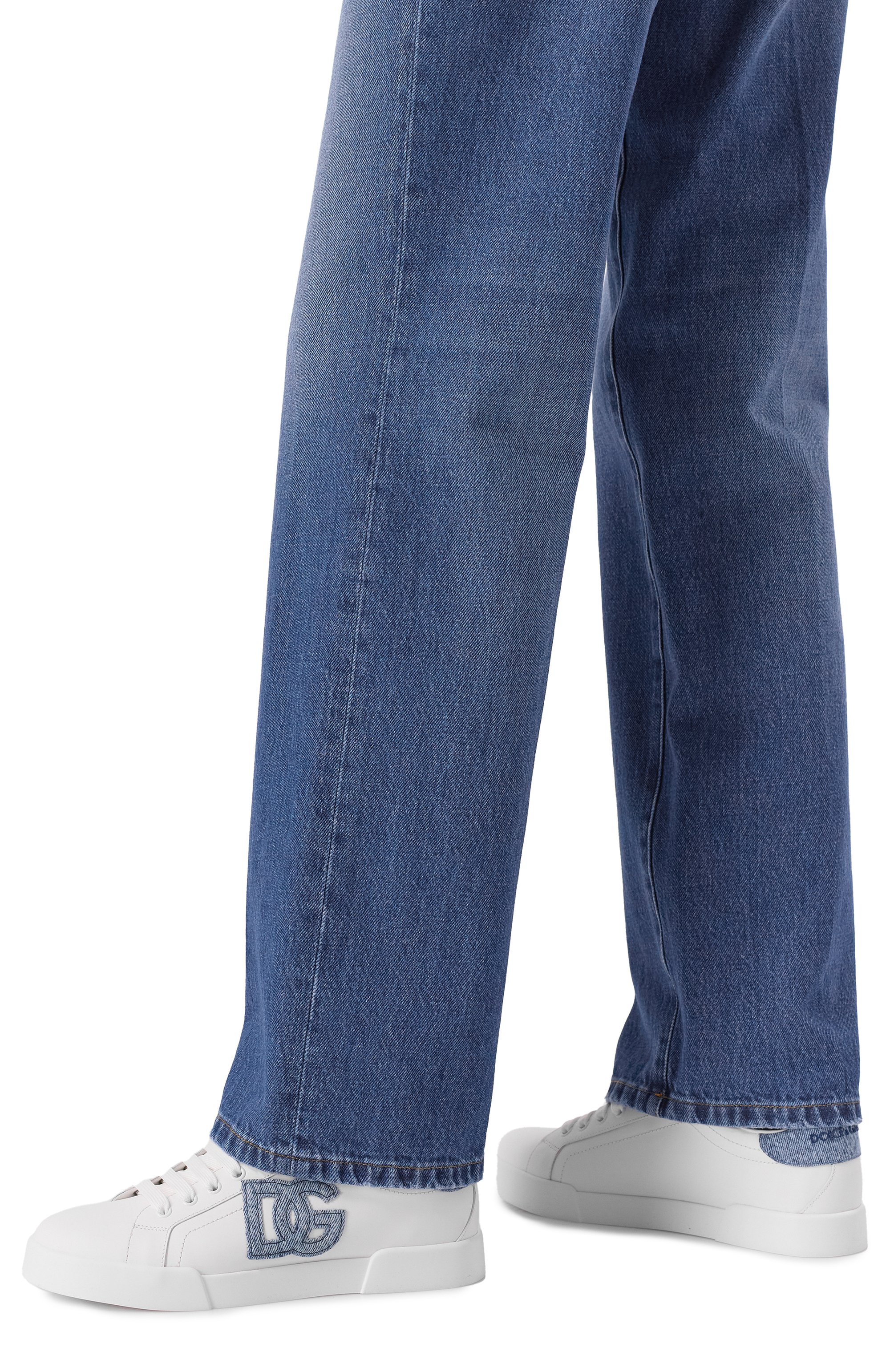 Кожаные кеды portofino light DOLCE & GABBANA, арт. CK2318/A6H53, фото 3