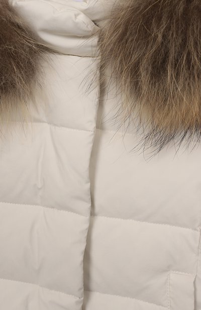 Пуховик с отделкой из енота IL GUFO, арт. A25GGM0007N0108/2-4, фото 3