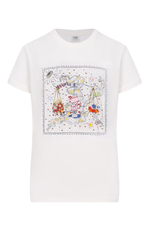 Хлопковая футболка Seven Lab CTR1.01.100.257.166 Белый CTR1.01.100.257.166