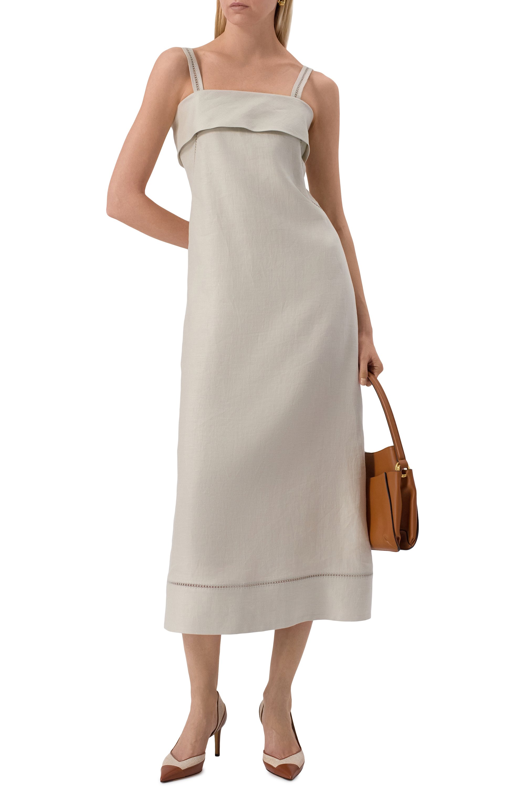 Льняное платье AGNONA, арт. TR0903/U3014, фото 2