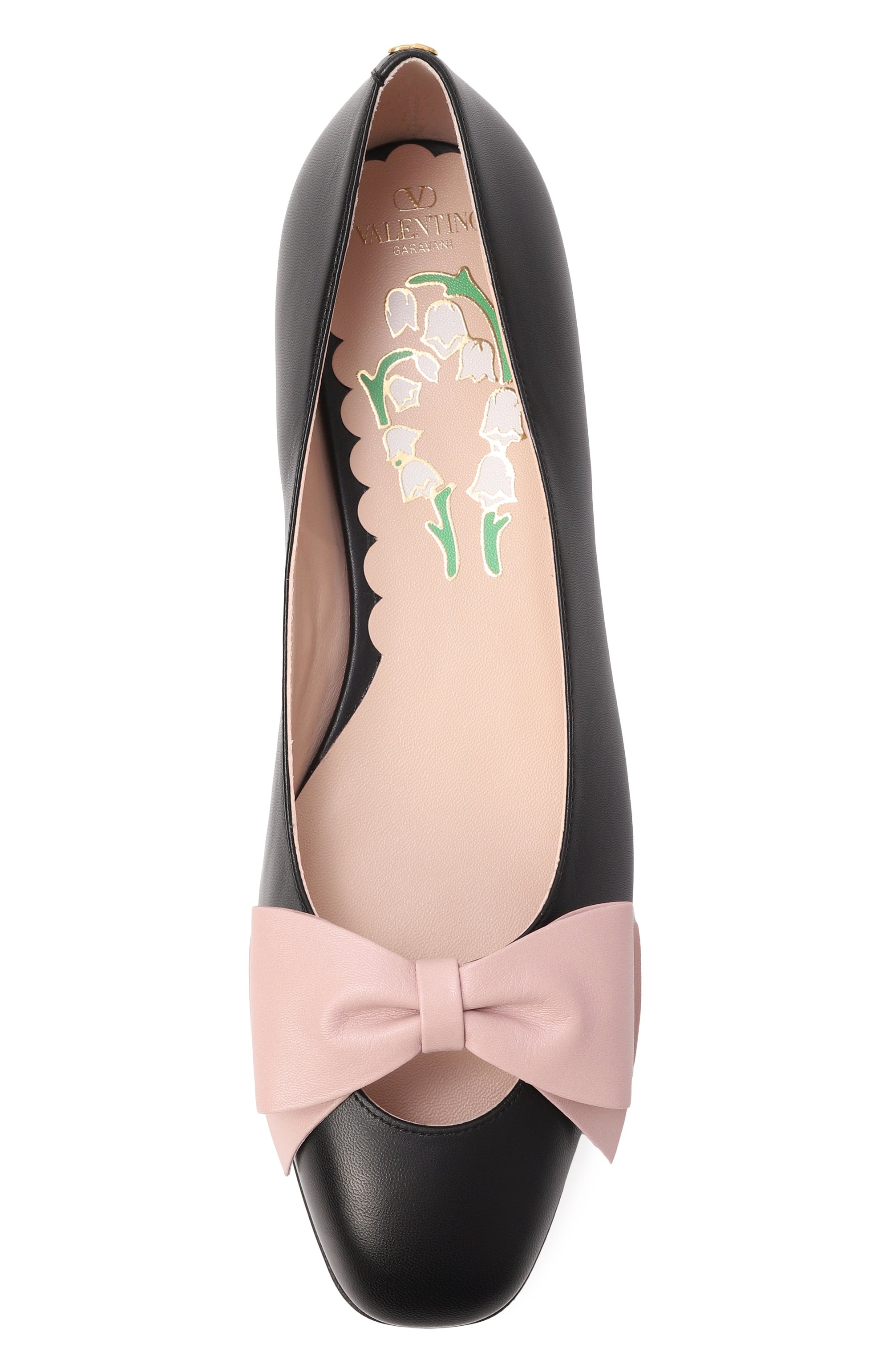 Кожаные балетки bowow VALENTINO, арт. 7W2S0MS0/DDT, фото 6