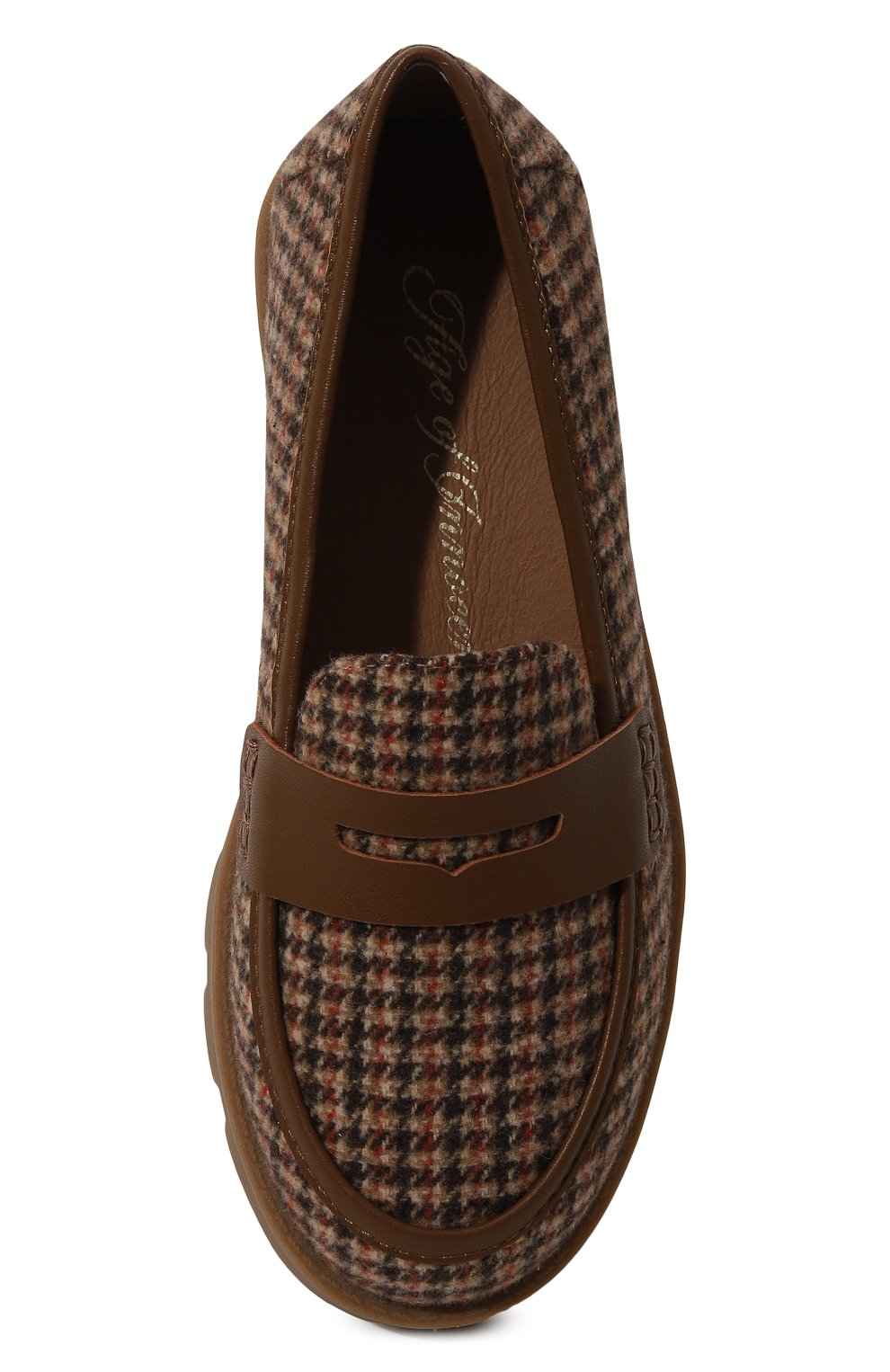 Шерстяные лоферы paula AGE OF INNOCENCE, арт. 000361/PAULA PLAID/31, фото 4