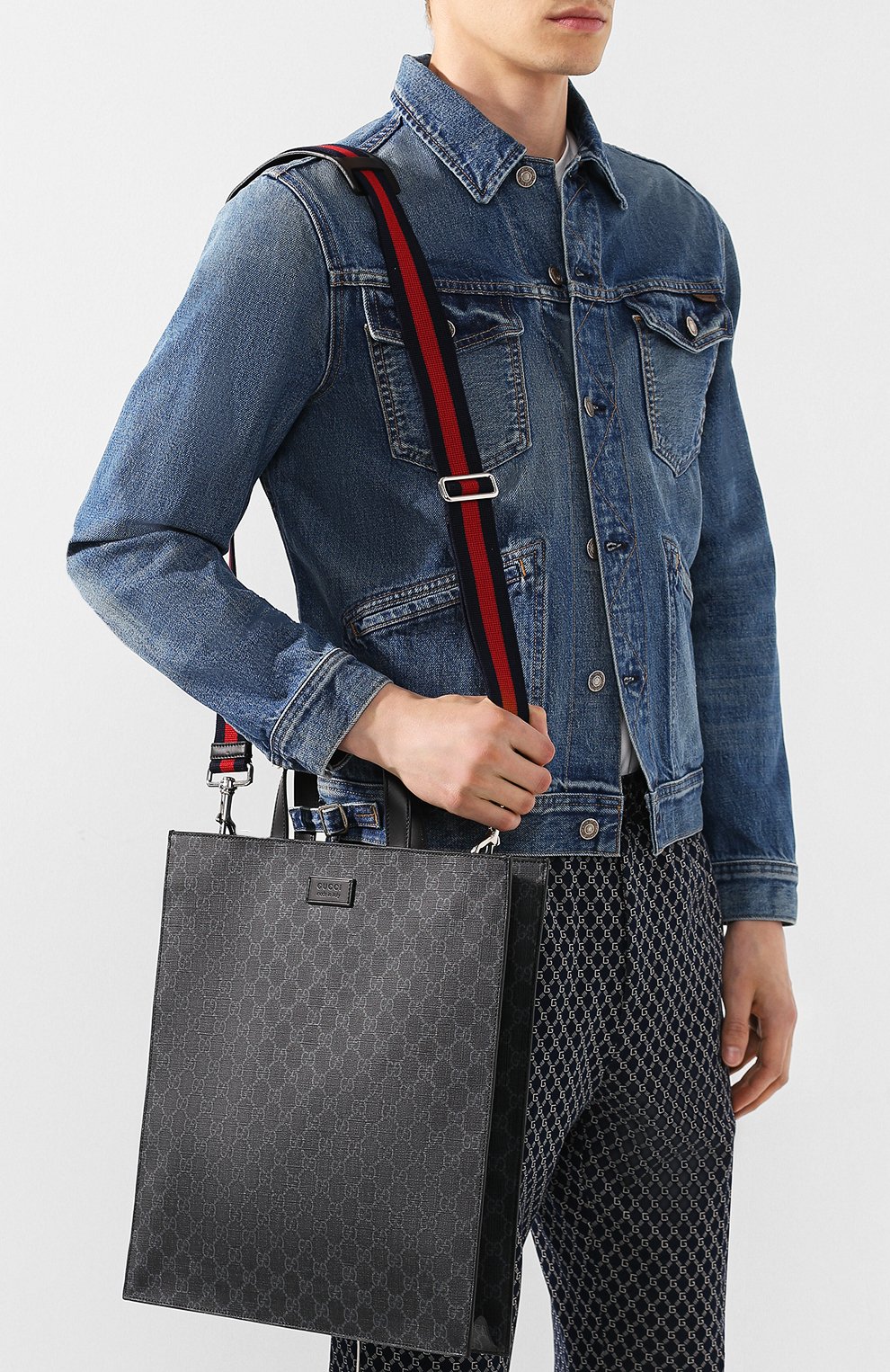 Сумка gg supreme  GUCCI, арт. 495559/K5IAN, фото 5