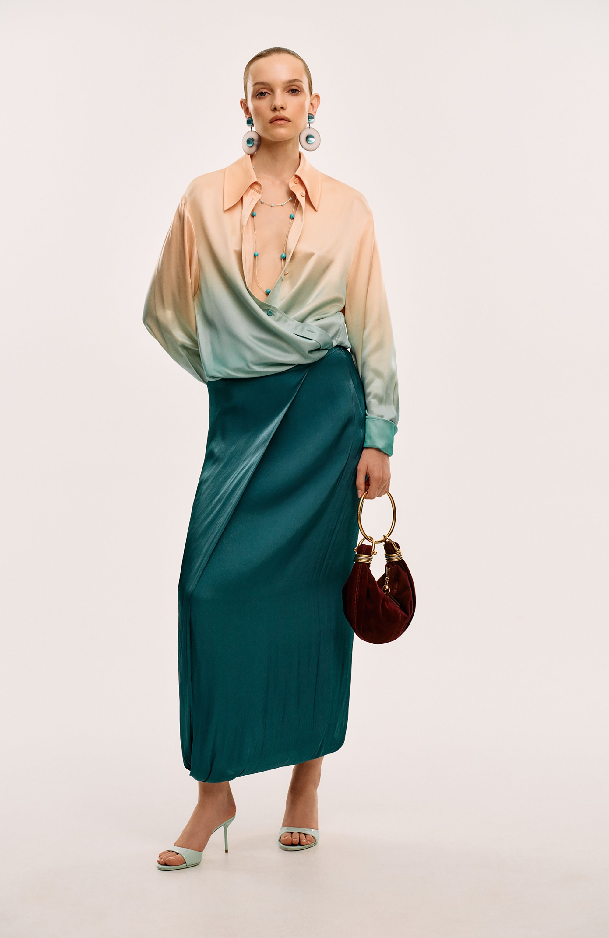 Сумка bracelet small CHLOÉ, арт. CHC24AS611N72, фото 8