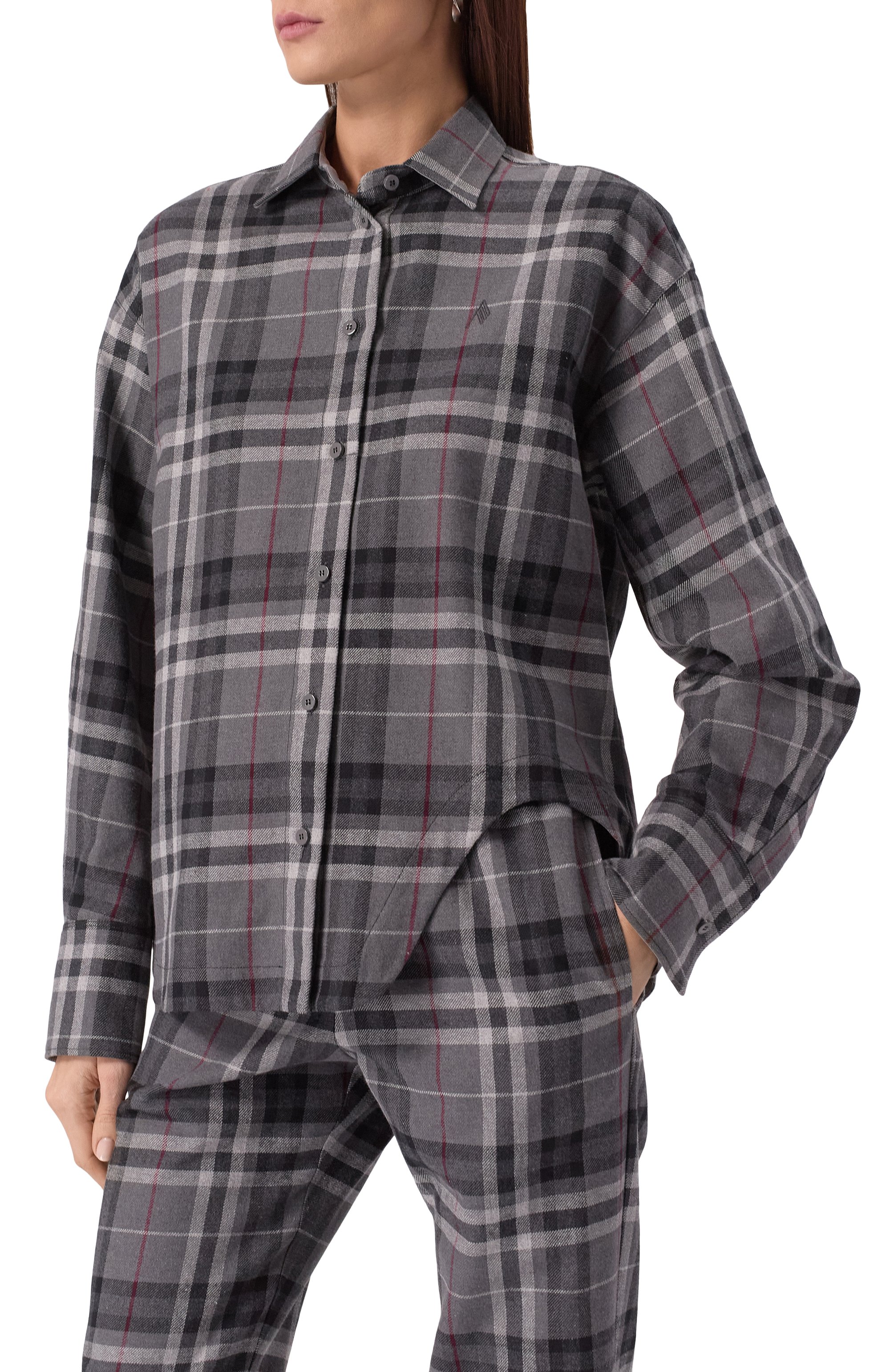 Хлопковая рубашка THE ATTICO, арт. 250WCH00014/CCC050AA, фото 3